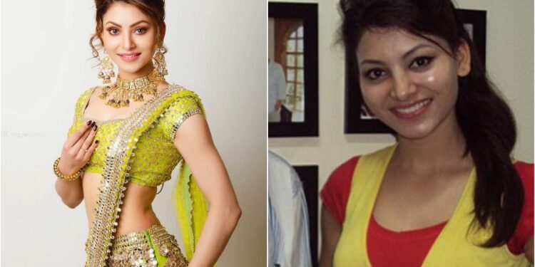 ≡ How does Urvashi Rautela look without makeup 》 Her Beauty