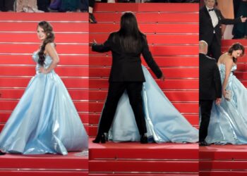 A woman was forcibly removed from the Cannes red carpet, What's the reason? video goes viral