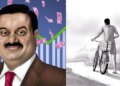 Adani Group chief Gautam Adani once used to sell clothes by roaming around on a bicycle.