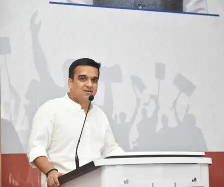 'After 2014, lakhs of families moved from huts to permanent houses,' Deputy CM Harsh Sanghvi told the youth.
