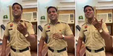 Amazing talent hidden in uniform! Policeman created a stir on social media by singing 'Jaan Se Gujarte Hain'