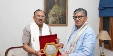 Assembly Speaker Devnani paid courtesy call on Punjab Governor Gulabchand Kataria