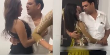 BJP leader's obscene video goes viral, people get enraged after watching him dance with bar dancers