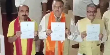 BJP's big victory in Madhya Pradesh, Tarun Chugh, Rajneesh Aggarwal and Mahesh Kewat elected unopposed as Rajya Sabha members