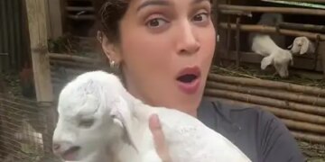 Bhumi Pednekar became a 'farm girl' for two weeks, found happiness among little goats, home-cooked food and nature.