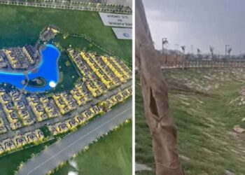 Big land scam in Ajmer: Illegal 'island' made on government drain, plots worth crores sold after occupying buffer zone