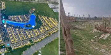 Big land scam in Ajmer: Illegal 'island' made on government drain, plots worth crores sold after occupying buffer zone