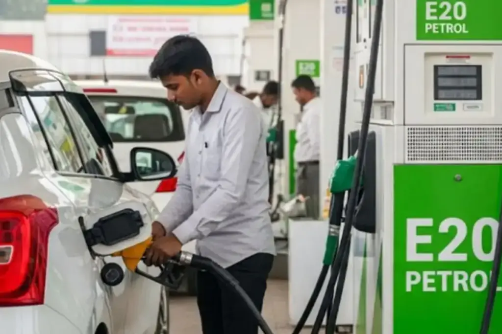 Big question on E20 petrol! Has the government given up? Warning boards on petrol pumps increase concern