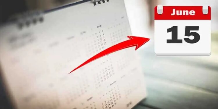 Complete this work before June 15th deadline, you may have to pay fine for negligence
