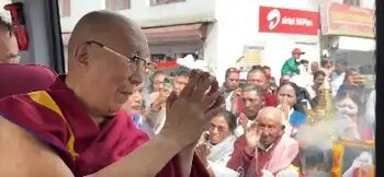 Dalai Lama arrives in Ladakh for two-month summer stay