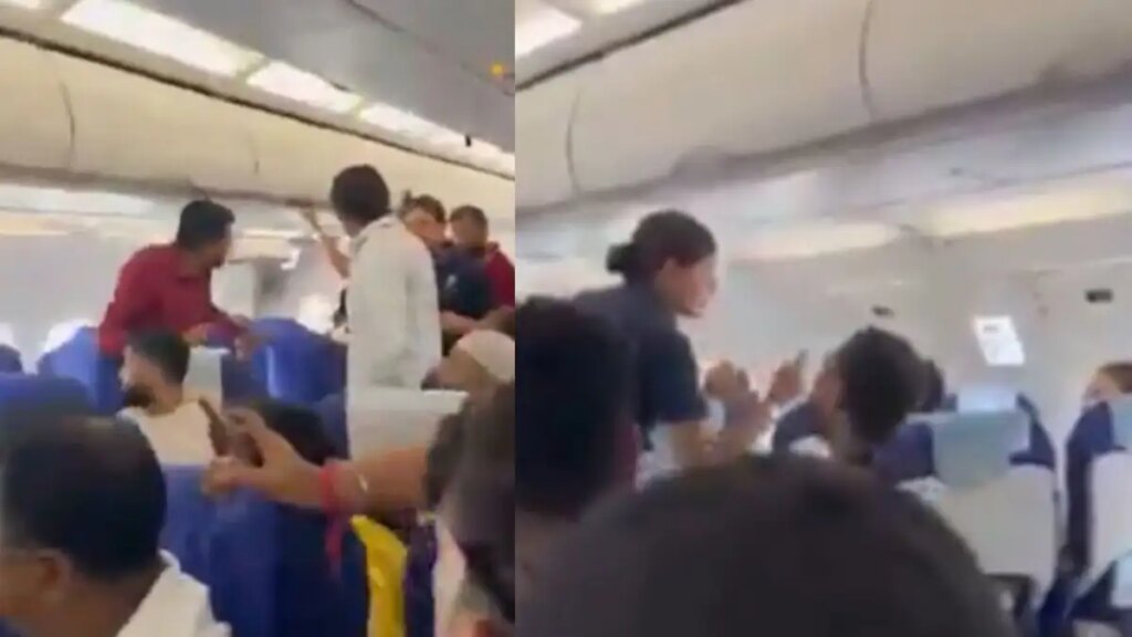 Delhi Airport Viral Video: Passengers got angry when AC did not work in Indigo plane, VIDEO goes viral on social media