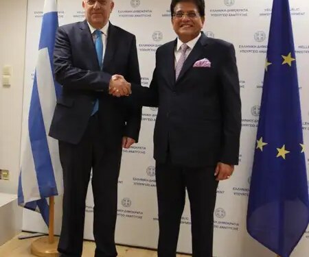 Emphasis on increasing cooperation in manufacturing and new technologies between India and Greece, Piyush Goyal held an important meeting