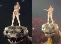 Full Video: This beautiful woman danced on the hood of a 30 meter long snake, people were stunned