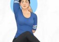 Get rid of neck and back pain with Gomukhasana, improve posture