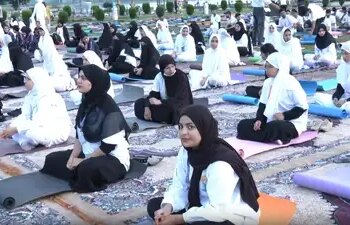 International Yoga Day: Thousands of people practiced yoga in Jammu and Kashmir, participants said - Yoga is very beneficial for good health.