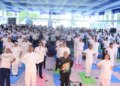International Yoga Day organized at the Golden Jubilee Convocation Pavilion of Ranchi University, know what the Health Minister said