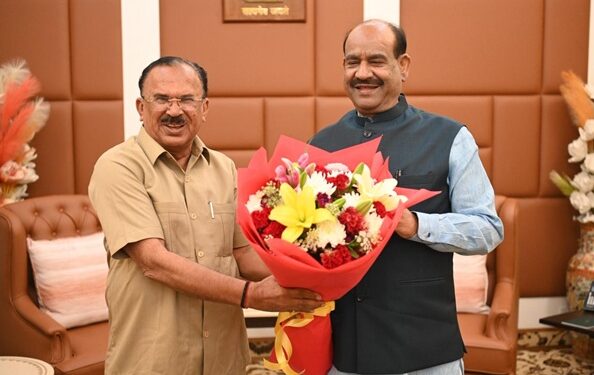 Invitation given to Vice President CP Radhakrishnan and Lok Sabha Speaker Om Birla for Amrit Mahotsav of Rajasthan Assembly.