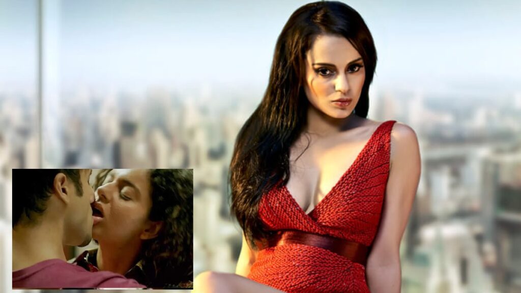 Kangana Ranaut had bitten the actor's lip during the kiss scene, his face was bloody? Actress's reaction on the video