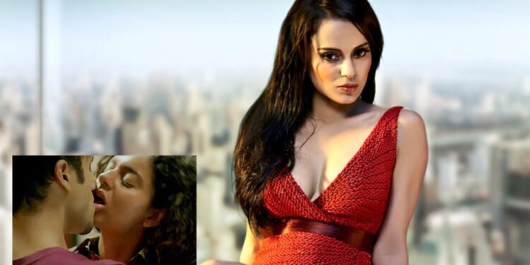 Kangana Ranaut had bitten the actor's lip during the kiss scene, his face was bloody? Actress's reaction on the video