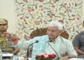 एलजी मनोज सिन्हा ने बालटाल बेस कैंप पहुंचकर अमरनाथ यात्रा की तैयारियों का लिया जायजा