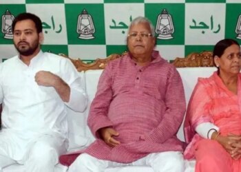 Lalu-Rabri angry over removal of security! New security personnel taken out from bungalow, RJD workers keeping guard