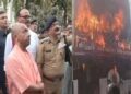 Lucknow coaching center fire: CM Yogi reached the spot, met the injured, death toll reached 15