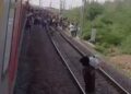 Major accident on Dholpur-Hetampur railway section: 4 passengers who came on the track after rumor of mobile bursting were crushed by another train, three women and a child died.