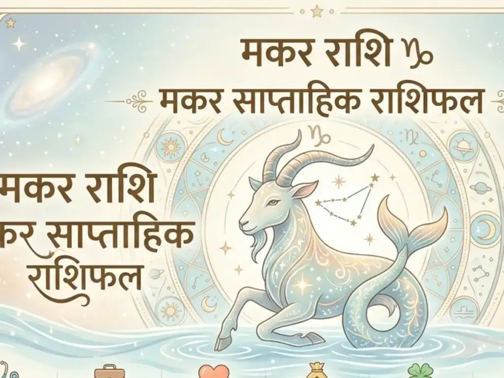 Makar Saptahik Rashifal 8-16 June 2026: Capricorn people will have to be careful this week, money side will be strong, know astrological advice