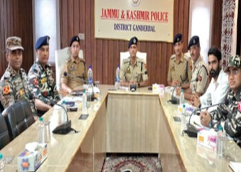 Meeting of CAPF officers for smooth and safe organization of Shri Amarnath Ji Yatra