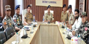 Meeting of CAPF officers for smooth and safe organization of Shri Amarnath Ji Yatra