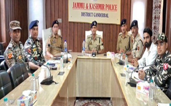 Meeting of CAPF officers for smooth and safe organization of Shri Amarnath Ji Yatra