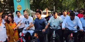 Mumbai: BJP Yuva Morcha's grand cyclothon in Borivali National Park, message of environmental protection