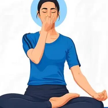 Nadi Shodhan Pranayama relieves mental problems by removing phlegm disorders.