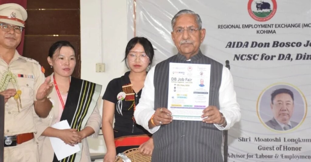 Nagaland Governor Nand Kishore Yadav inaugurates Kohima Job Fair