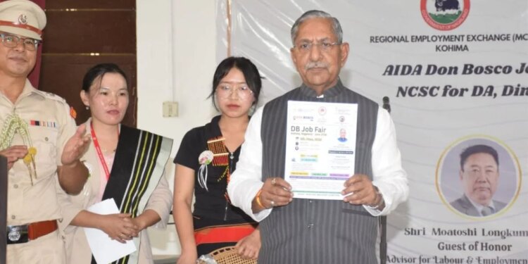 Nagaland Governor Nand Kishore Yadav inaugurates Kohima Job Fair