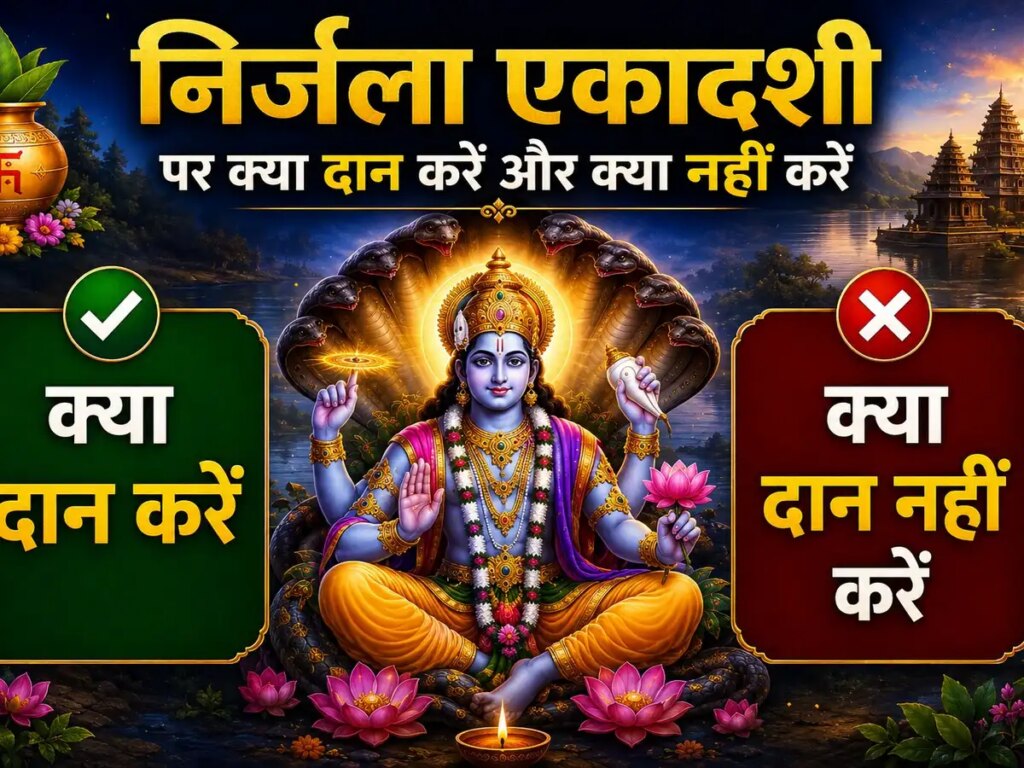Nirjala Ekadashi Donation List 2026: What to donate and what not to donate? Know the auspicious and inauspicious rules