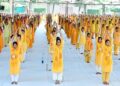 On Yoga Day, Gayatri devotees practiced yoga in 80 countries including India, thousands of devotees from many states practiced yoga in Shantikunj.