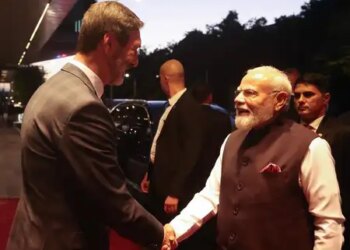 PM Modi arrives in Slovakia on two-day visit, welcomed with traditional bread and salt