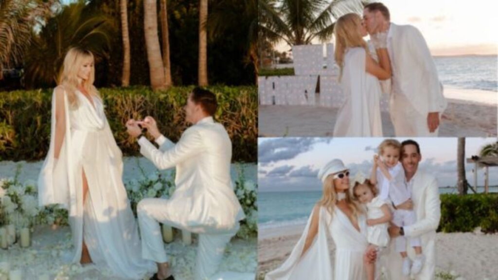 Paris Hilton got married again, took seven vows again, wedding photos viral on the internet