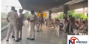 Patna Patliputra Station Protest News|Bihar Recruitment Exam| Firing Case Bihar News,| Newstrack | Ruckus among the candidates at Pataliputra station, vandalism in the examination special train, police fired in the air. News Track in Hindi