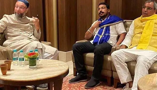 Political mathematics may change in Uttar Pradesh, Congress is preparing a new strategy with Chandrashekhar-Owaisi