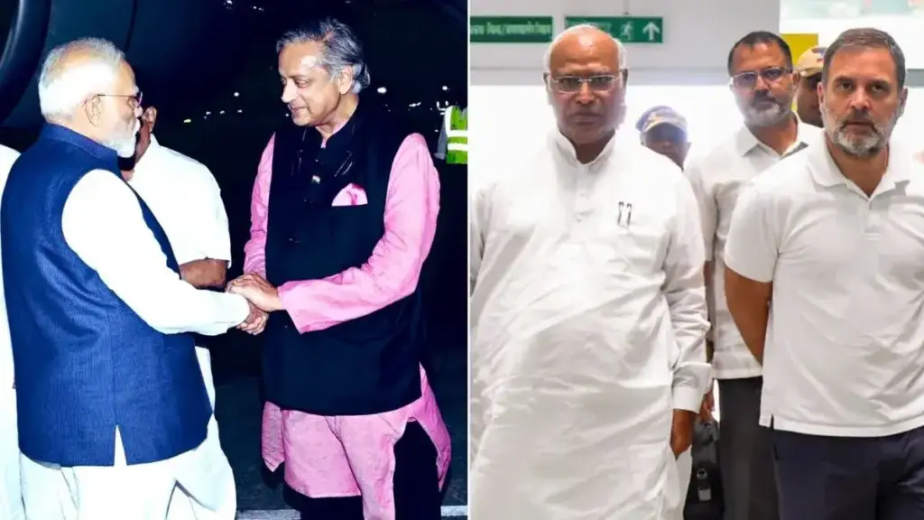 Politics heats up over Shashi Tharoor supporting PM Modi! BJP launched a scathing attack on Congress, saying - "They have been exposed..."