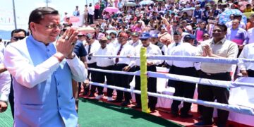 Pushkar Singh Dhami Pauri Visit|Kandoliya Mahotsav News|Latest Hindi News|Samachar Hindi Newstrack | Uttarakhand News: Chief Minister Dhami's big gift to Pauri, foundation stone of development schemes worth ₹ 110 crore. News Track in Hindi