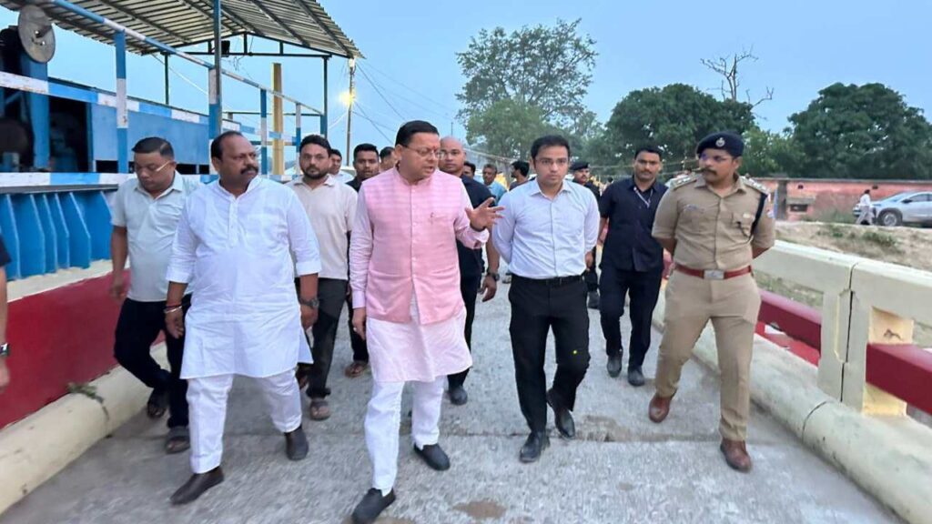 Pushkar Singh Dhami|Lohiahead Water Bypass|Khatima News|Latest Hindi News|Samachar Hindi Newstrack | Uttarakhand News: Lohiahead Water Bypass of Khatima will get a new look, CM Dhami gave instructions for development. News Track in Hindi