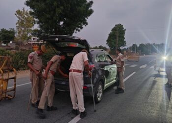 Rajasthan Police's mega-action on Sunday: Major action against 9,523 vehicles in a single day