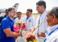 Rajasthan: Rahul Gandhi reached Kota, Gehlot and Pilot seen together at the airport.