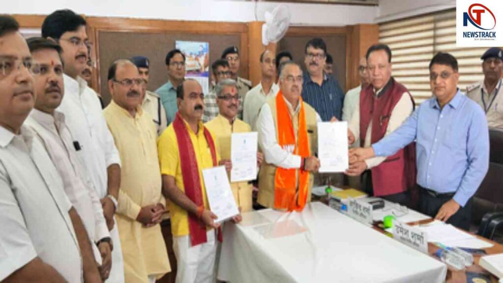 Rajya Sabha Election 2026 BJP Candidates Unopposed Elected. Madhya Pradesh Latest News | Rajya Sabha Election: BJP's big victory in Madhya Pradesh Rajya Sabha elections, all three candidates were elected unopposed. News Track in Hindi