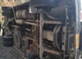 Rishikesh Badrinath Highway| Tehri Bus Accident Uttarakhand Road Accident | Tehri Bus Accident: Major road accident in Tehri, bus overturned on Rishikesh-Badrinath highway, 8 passengers injured. News Track in Hindi