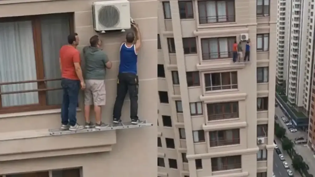 Should we call this confidence or madness? Your soul will tremble after seeing this clip viral on social media