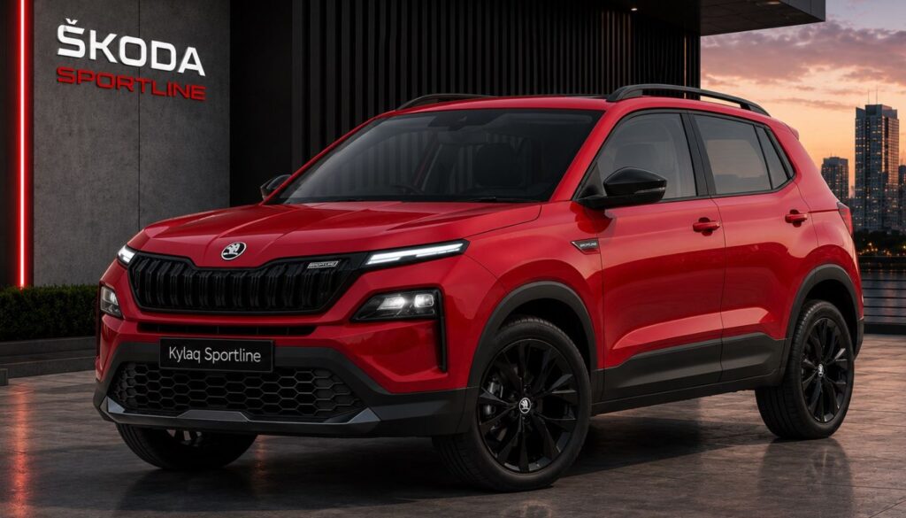 Skoda-Kylaq-Sportline-Rendered